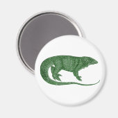 groene hagedis magneet (Voorkant / Achterkant)
