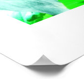 Groene hagedis poster (Hoek)