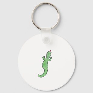 groene hagedis sleutelhanger