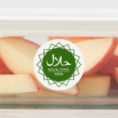 groene halal labels (Aangebracht)