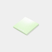 Groene halftoongradiënt, aangepaste naam pasta-gro post-it® notes (Schuin)