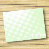 Groene halftoongradiënt van pasta, moderne douanen post-it® notes