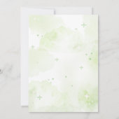 Groene Halloween A Baby is het Brouwen van Baby sh Kaart (Achterkant)