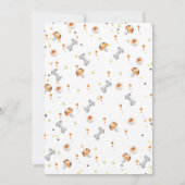 Groene Halloween Verjaardag Uitnodigingen (Achterkant)