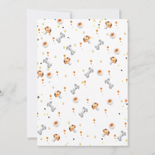 Groene Halloween Verjaardag Uitnodigingen (Achterkant)