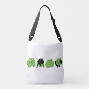 Groene Hamster Billen Crossbody Tas