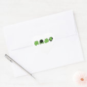 Groene hamster Butts Hart Sticker (Envelop)