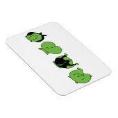 Groene hamster Butts Magneet (Rechterzijde)