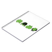 Groene hamster Butts Notitieboek (Linkerzijde)