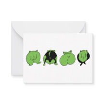 Groene hamster Butts