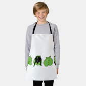 Groene hamster Butts Schort (Gedragen)