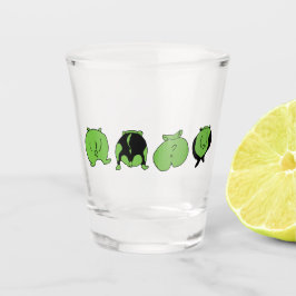 Groene hamster Butts Shot Glas