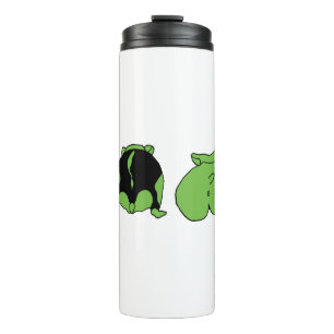 Groene hamster Butts Thermosbeker