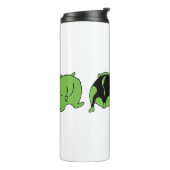 Groene hamster Butts Thermosbeker (Gedraaid links)