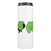 Groene hamster Butts Thermosbeker (Achterkant)