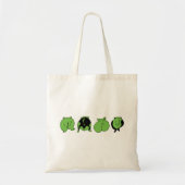 Groene hamster Butts Tote Bag (Voorkant)
