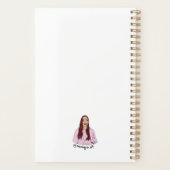 Groene hand getrokken Mandala Weekly Planner (Achterkant)