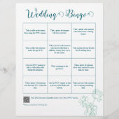 Groene Hand Getrokken Peony Bloemen Wedding Flyer (Voorkant)