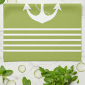 Groene handdoek voor autisch ontwerp (Gevouwen)