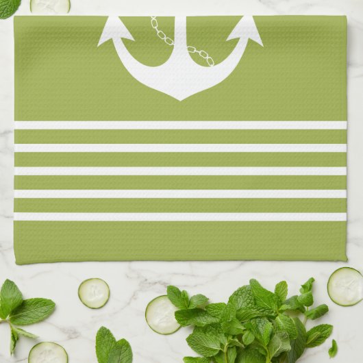 Groene handdoek voor autisch ontwerp (Gevouwen)