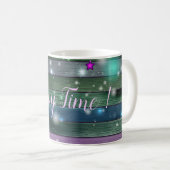 groene Happy Time Koffiemok (Voorkant rechts)