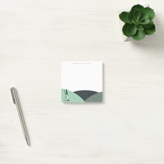 Groene Harlekijn Konijn Post-it® Notes (Kantoor)