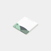 Groene Harlekijn Konijn Post-it® Notes (Schuin)