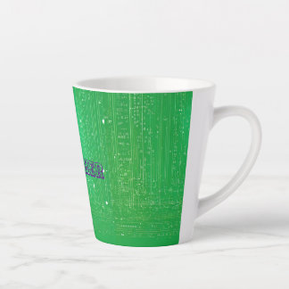 Groene Harmonie: Samen Tekst Latte Mok met Design