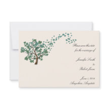 Groene Hart Boom op Ivoor Save the Date