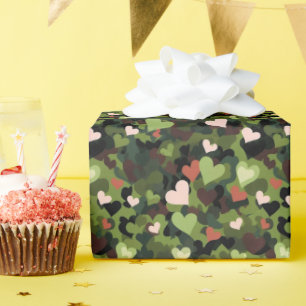 Groene Hart Camouflage Cadeaupapier