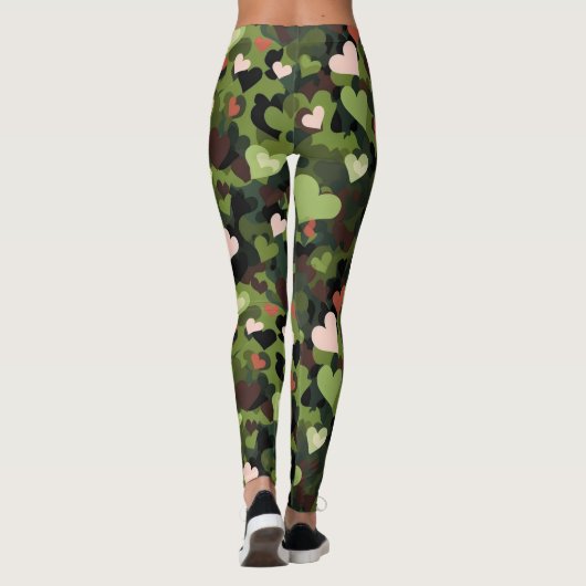 Groene Hart Camouflage Leggings (Achterkant)