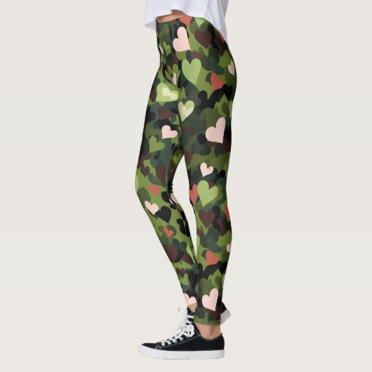 Groene Hart Camouflage Leggings (Links)