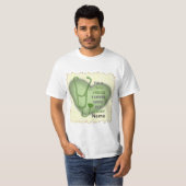 Groene Hart CNA-verpleegster T-shirt (Voorkant volledig)