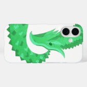 Groene hart draak op wit Case-Mate iPhone case (Achterkant (horizontaal))