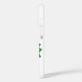 Groene hart draak op wit Case-Mate iPhone case (Achterkant / Links)