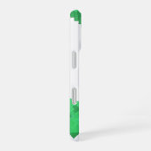 Groene hart draak op wit iPhone 16 hoesje (Rechterkant)