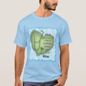 Groene hart Geriatric Nurse T-shirt (Voorkant)