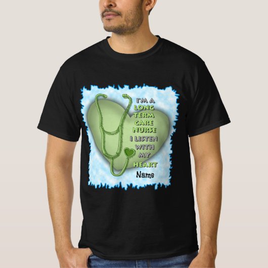 Groene Hart Lange Termijn Verpleegkundige T-shirt (Voorkant)