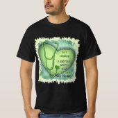 Groene Hart RN Geregistreerde Verpleegkundige T-shirt (Voorkant)