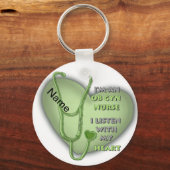 Groene Hart van Gyn Nurse Sleutelhanger (Voorkant)