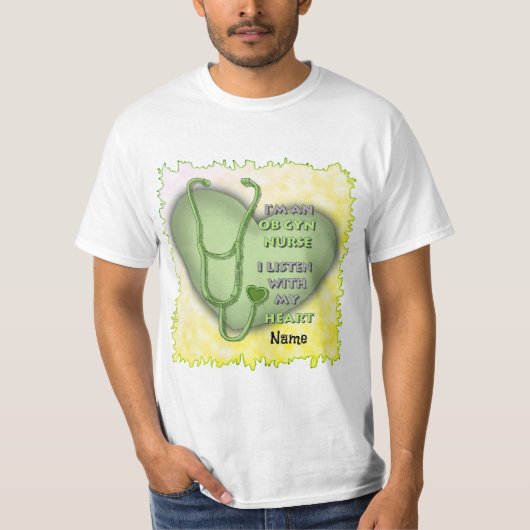 Groene Hart van Gyn Nurse T-shirt (Voorkant)