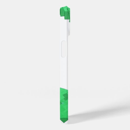 Groene hartdraak op wit Case-Mate iPhone case (Achterkant / Rechts)