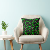 Groene harten kussen (Stoel)