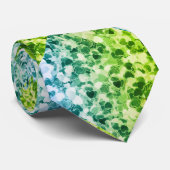 Groene harten stropdas (Opgerold)