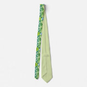 Groene harten stropdas (Achterkant)