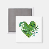 groene hartmagneet magneet (Voorkant / Achterkant)