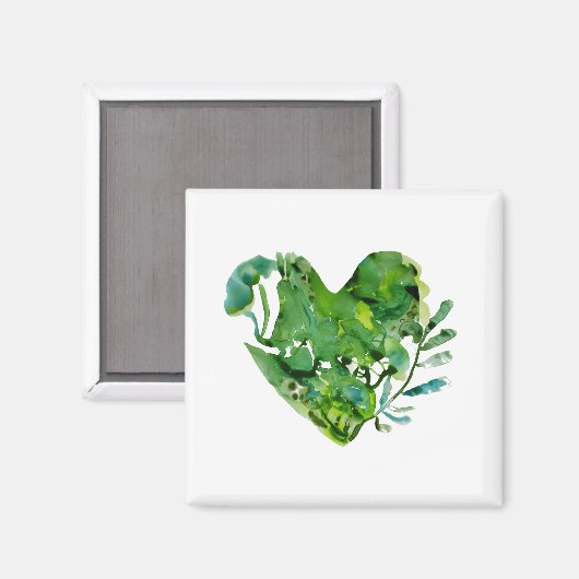 groene hartmagneet magneet (Voorkant / Achterkant)