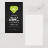Groene hartslag visitekaartje (Voorkant / Achterkant)