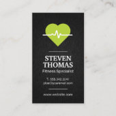 Groene Hartslag Visitekaartje (Voorkant)