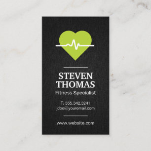 Groene hartslag visitekaartje